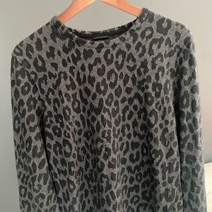 H&M Leopard Sweater